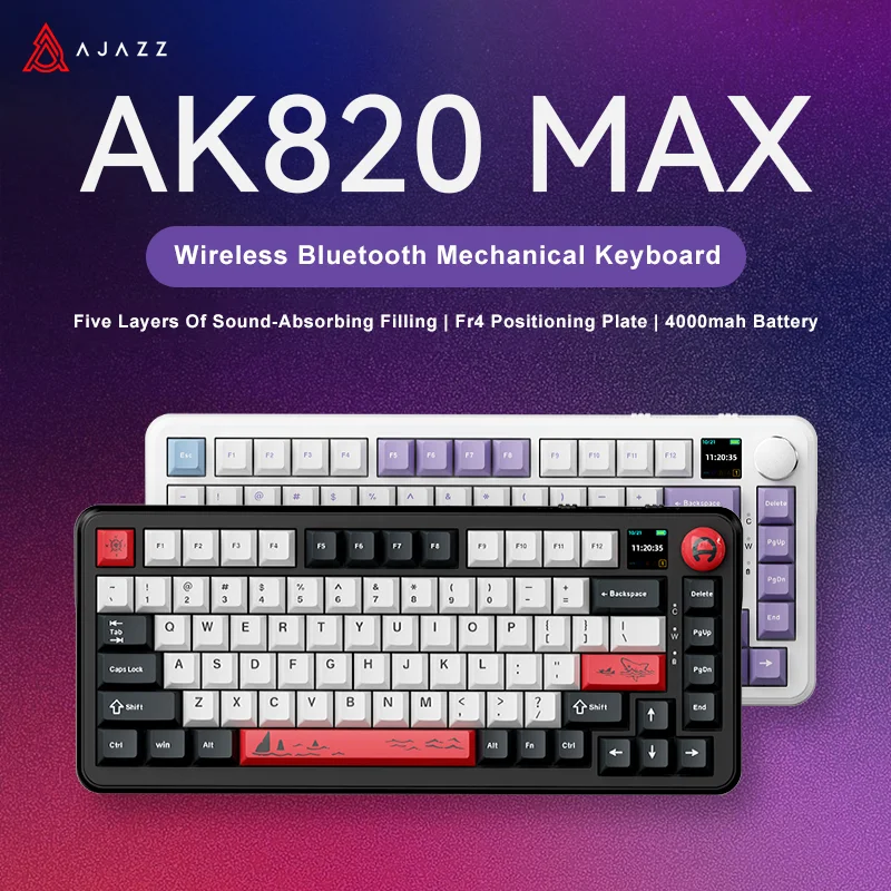 Ajazz AK820 MAX 75% 기계식 키보드