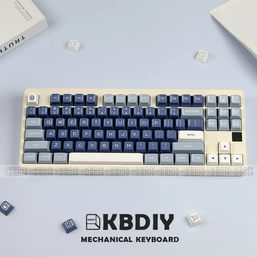 KBDiy 162 키 PBT 키캡 SA 프로필 더블 샷 ISO GMK 피쉬 키캡