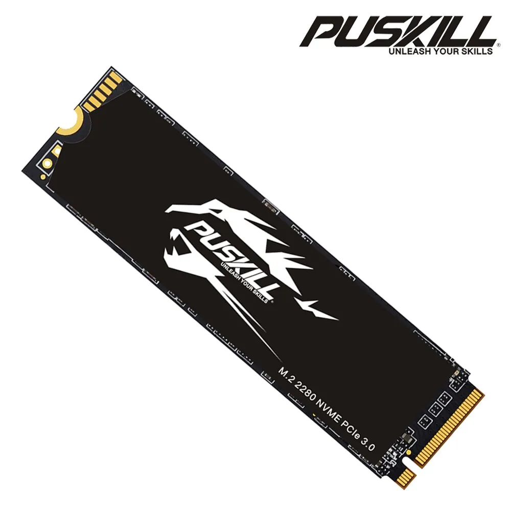 PUSKILL SSD M.2 NVMe 1TB 512GB 256GB 128GB PCIe M2 2280 노트북 데스크톱 용 하드 디스크 내부 솔리드 스테이트 드라이브 디스크