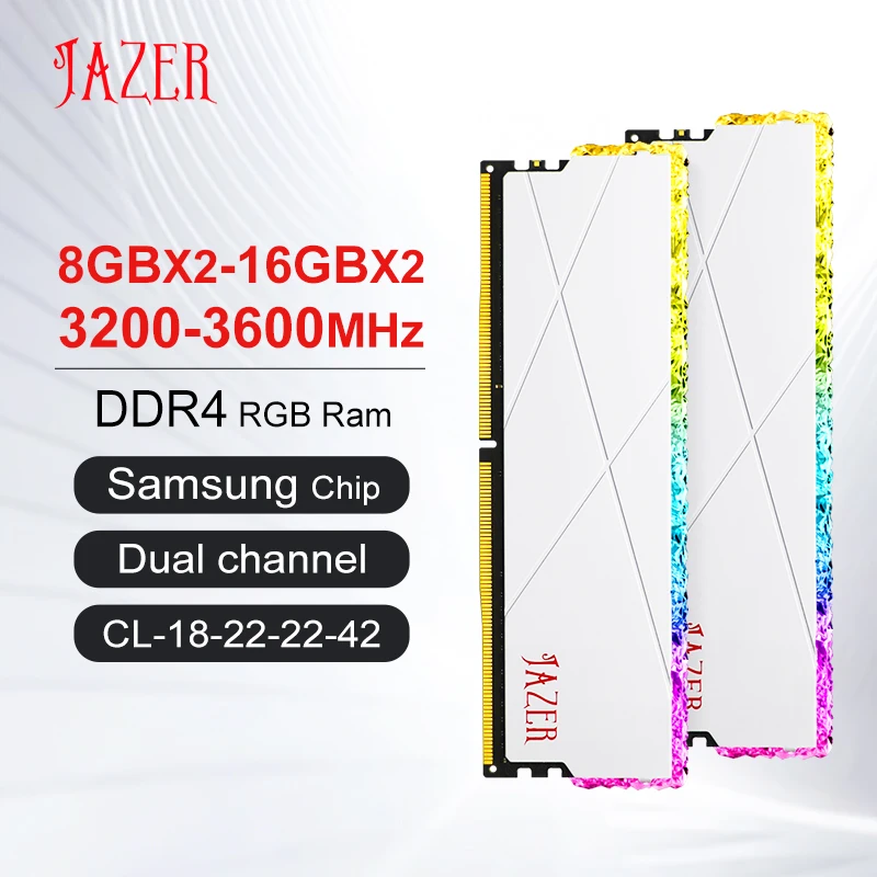 후기로 증명! JAZER 데스크탑용 오버클러킹 성능 RGB RAM 인생 최고의 제품!