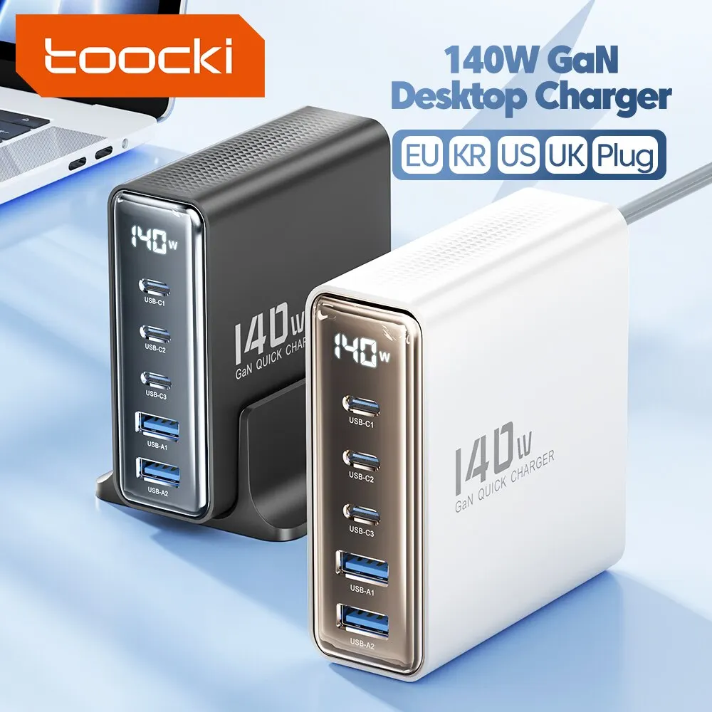 지금 바로 핫한 Toocki 데스크탑 고속 충전 USB C 타입 충전기 지금 바로 득템하세요!