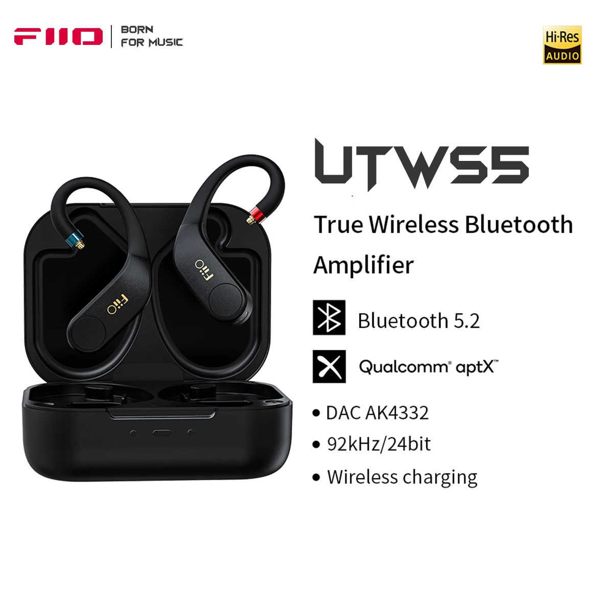 인생 최고의 제품 FiiO 개조 UTWS5 구 버전 무선 블루투스 5.2 증폭기 신상품 더 알아보고 특별 세일 참여하기