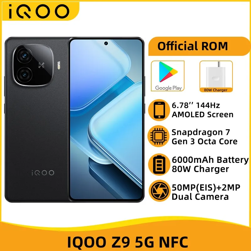 대세 상품 IQOO Z9 5G NFC 스냅드래곤 7 세대 3 옥타코어 스마트폰 베스트 아이템 확인하기!