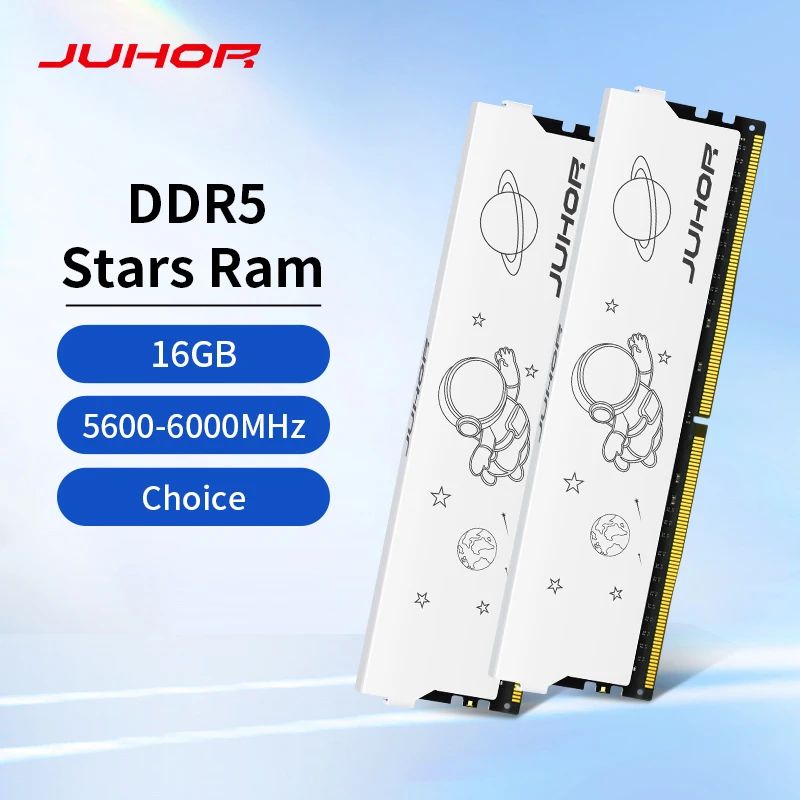 지금까지 만난 제품 중 최고 JUHOR DDR5 16GB 5600MHz 6000MHz DIMM 데스크톱 컴퓨터 게임 메모리 램 진짜 꿀템입니다!