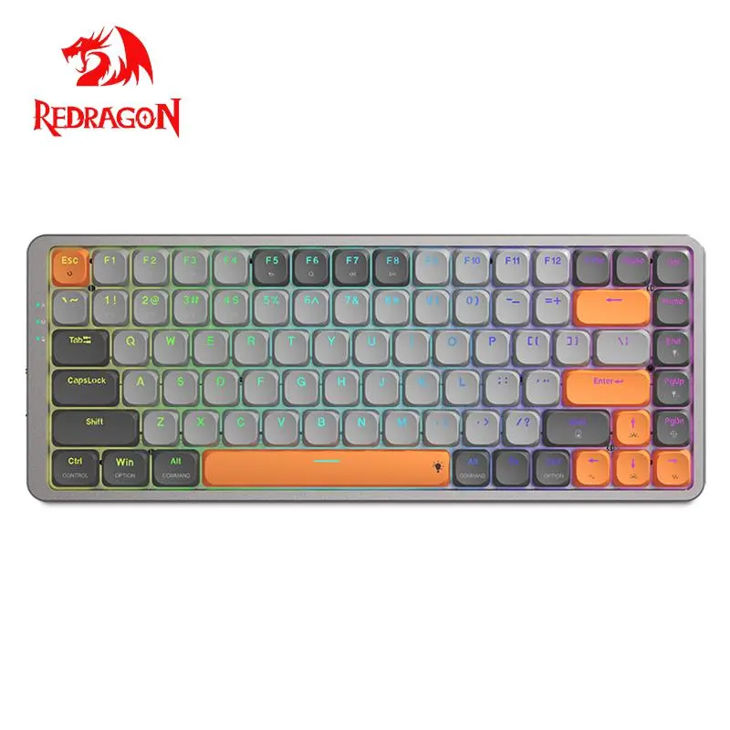 후기로 증명! REDRAGON TL84 USB 기계 게임 RGB 키보드 지원 블루투스 5.0 무선 2.4G 84 키 계산 노트북 맥 OS 윈도우 PC 지금 핫한 제품입니다!