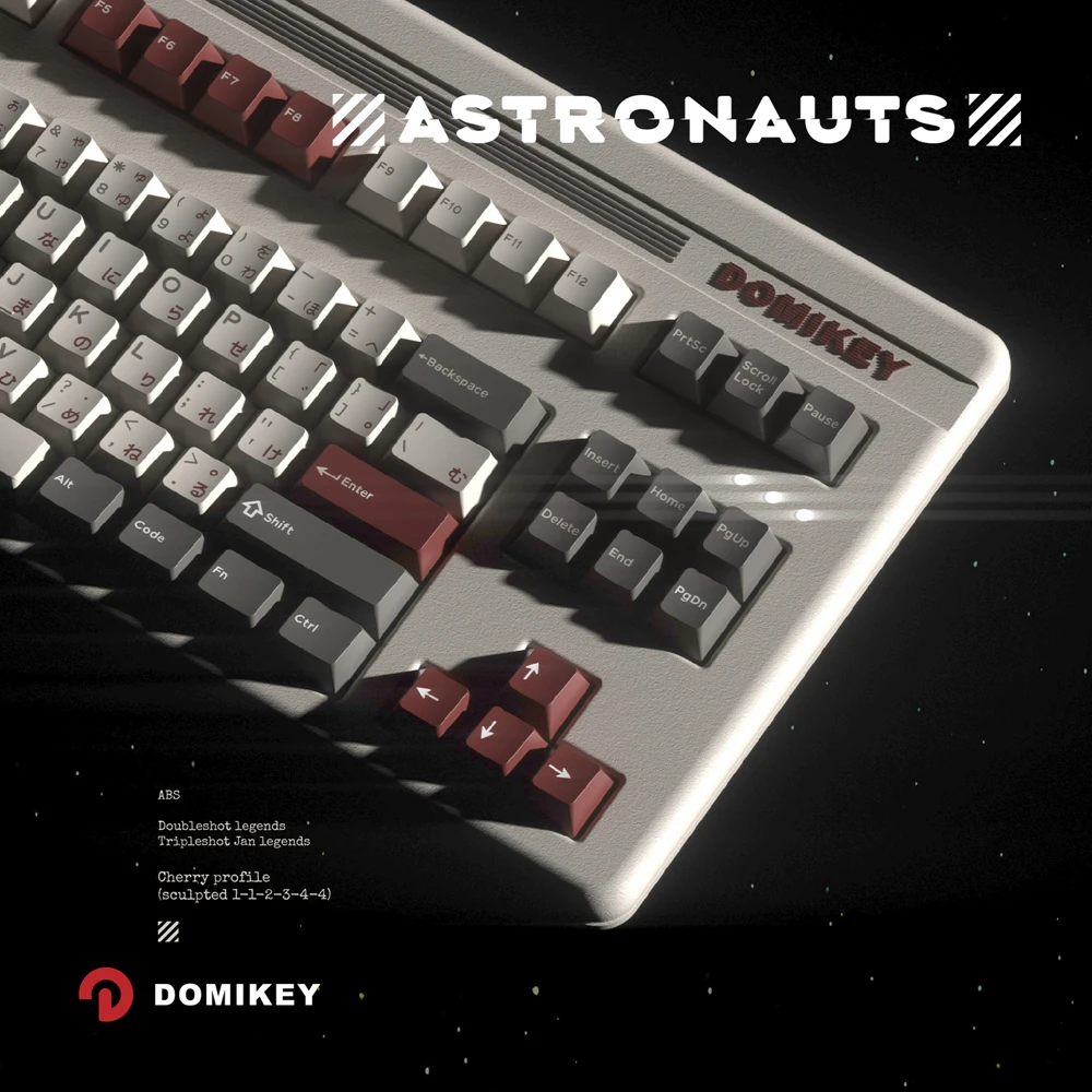 인생 최고의 꿀템 Domikey 우주 비행사 체리 프로필 abs doubleshot keycap mx 스템 키보드 포커 87 104 gh60 xd64 xd68 xd84 BM60 BM65 BM68 BM80 가격 보장!