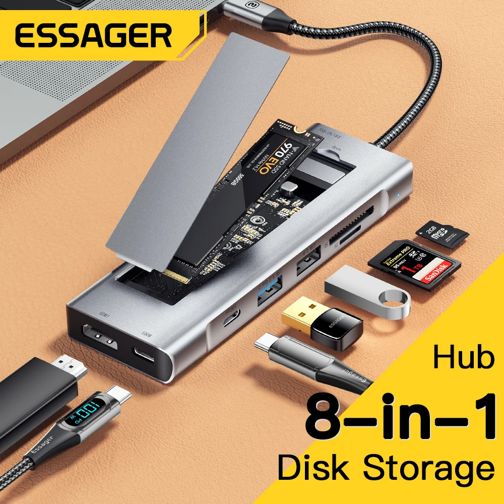 지금 당장 필요한 Essager 8-in-1 USB 허브 안 샀다면 후회할 거예요