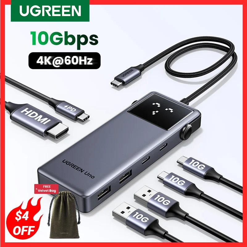 혜택 가득한 UGREEN Uno USB C 허브 이 가격 실화인가요?