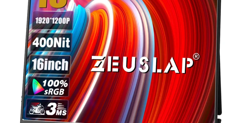 후회 없는 선택! ZEUSLAP 휴대용 모니터 100% 재고 소진 중!