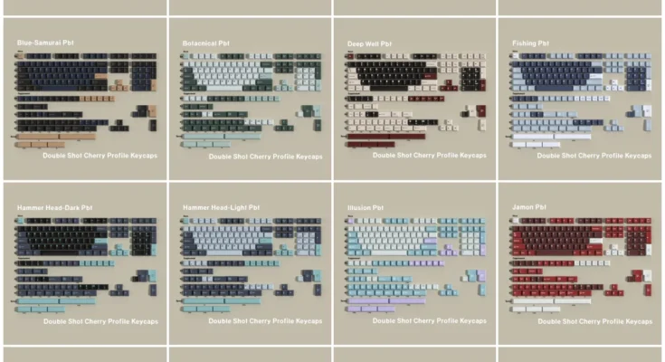 이미 품절 임박 더블 샷 키캡 Pbt GMK JTK 클론 빅 세트 키캡 7u 앨리스 분할 스페이스 바 깜짝 특가 세일 중!