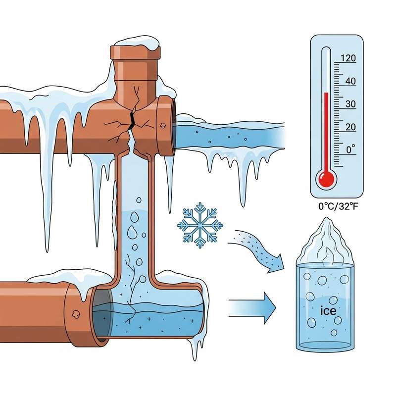 동파의 원인과 기온 기준